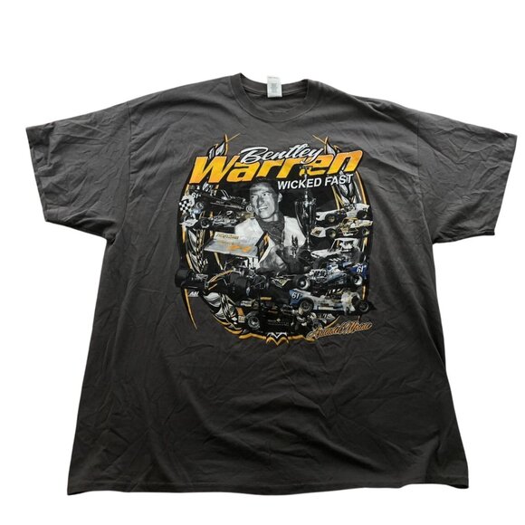 Gildan Mens T-Shirt Size 2XL Bentley Warren Racing Graphic Tee Ultra Cotton Y2K - Picture 1 of 10